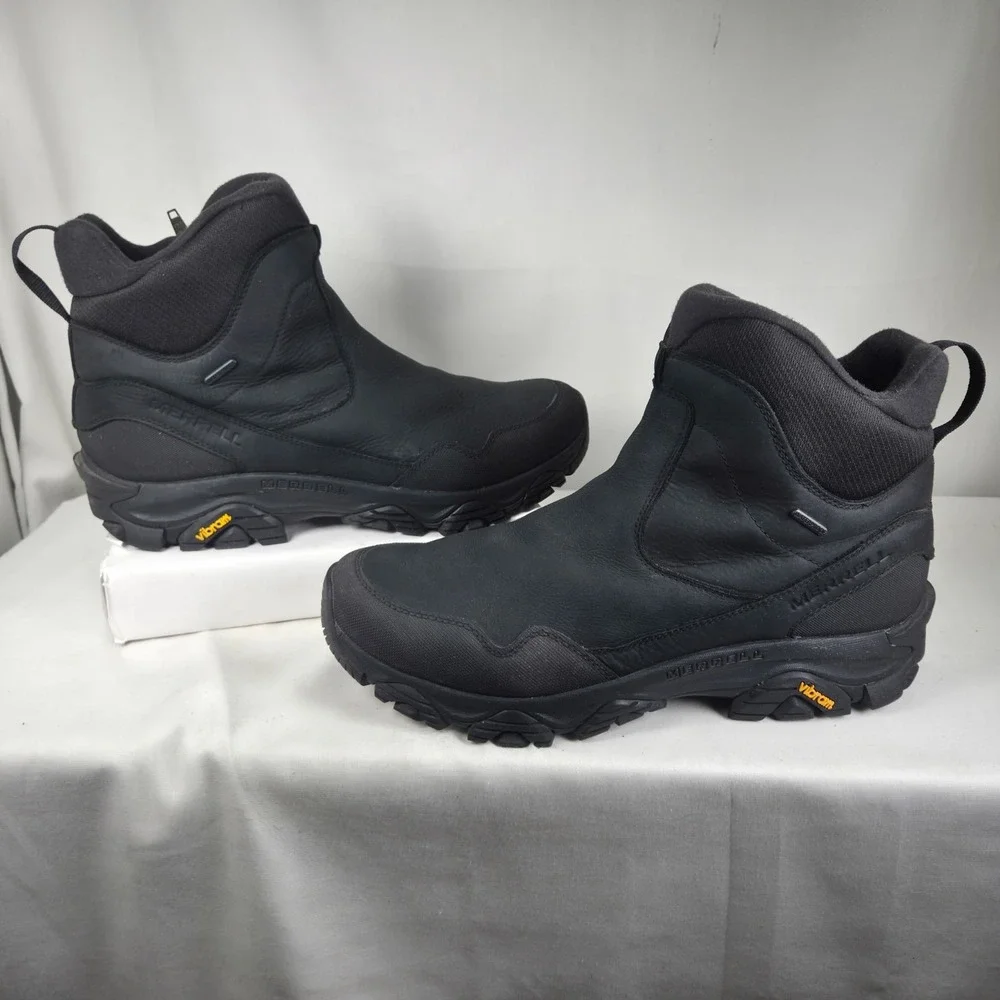Merrell Mens Coldpack 3 Thermo Tall Zip Waterproof Warm Winter Boots US Size 14